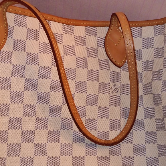 Louis-Vuitton Damier Azur Neverfull GM Tote - Picture 14 of 16